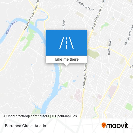 Mapa de Barranca Circle