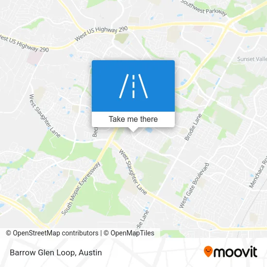 Barrow Glen Loop map