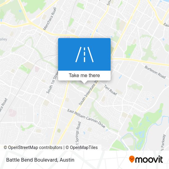 Battle Bend Boulevard map