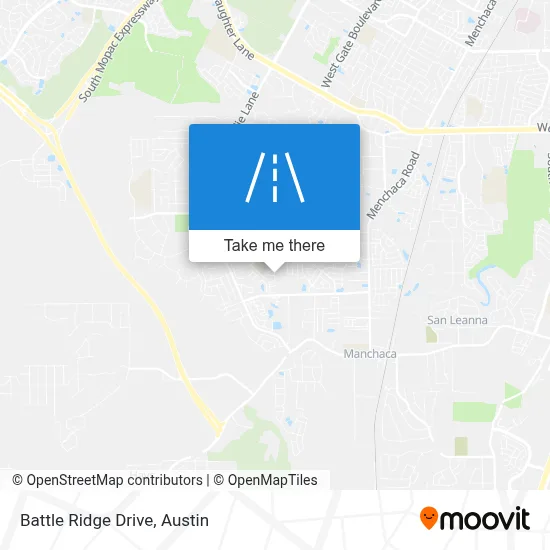 Battle Ridge Drive map