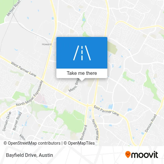 Bayfield Drive map