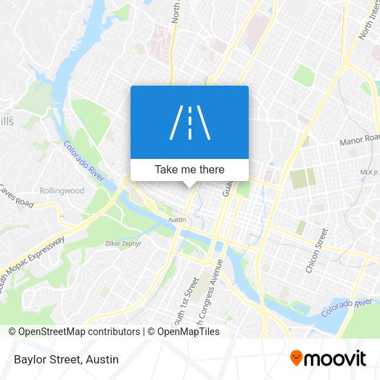 Mapa de Baylor Street