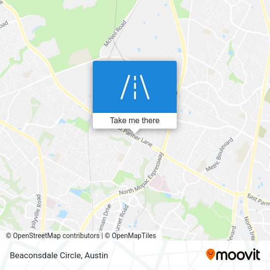 Beaconsdale Circle map