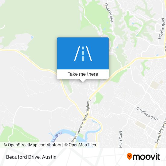 Mapa de Beauford Drive