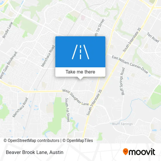 Beaver Brook Lane map