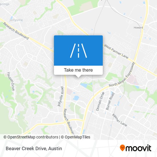 Beaver Creek Drive map