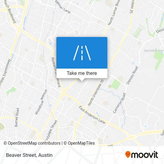 Beaver Street map