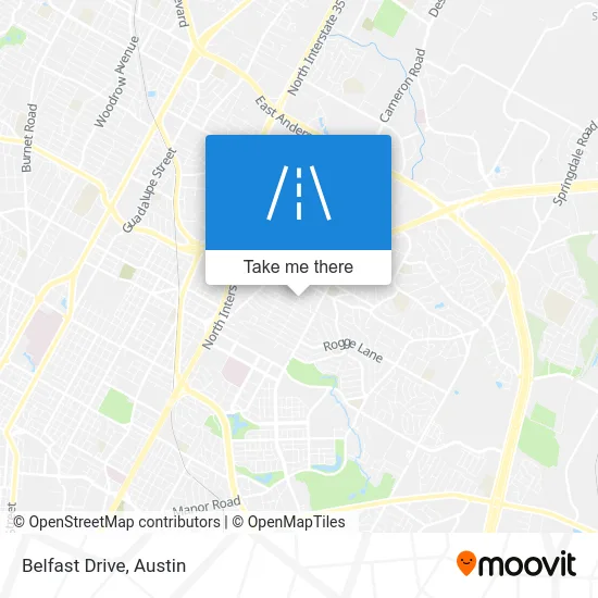 Belfast Drive map