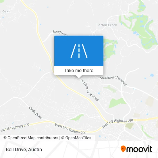 Bell Drive map