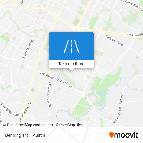 Mapa de Bending Trail