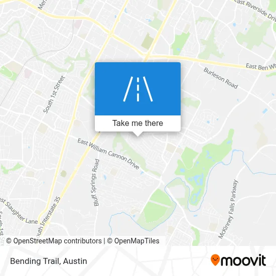 Bending Trail map
