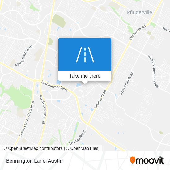 Mapa de Bennington Lane