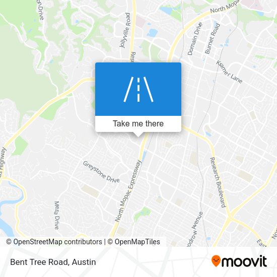 Mapa de Bent Tree Road
