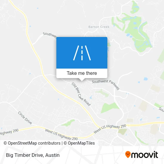 Big Timber Drive map