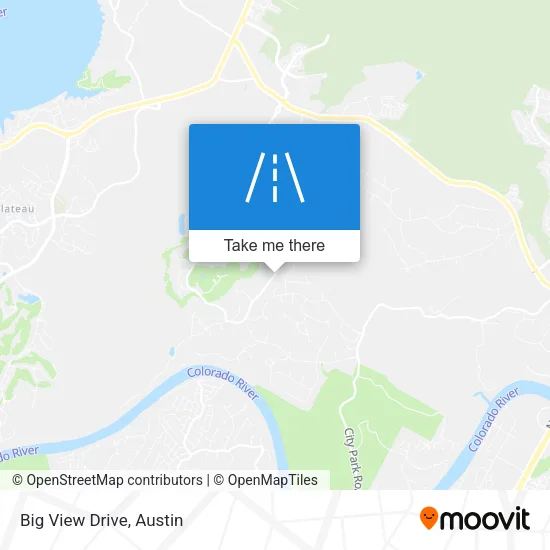 Big View Drive map