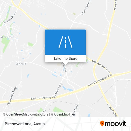 Mapa de Birchover Lane