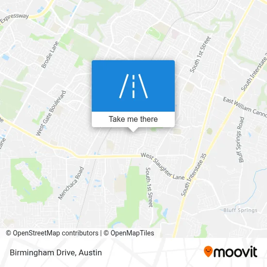 Birmingham Drive map