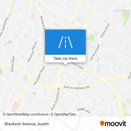Mapa de Blackson Avenue
