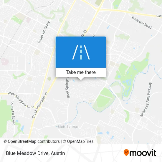 Blue Meadow Drive map