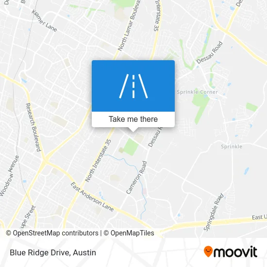 Blue Ridge Drive map