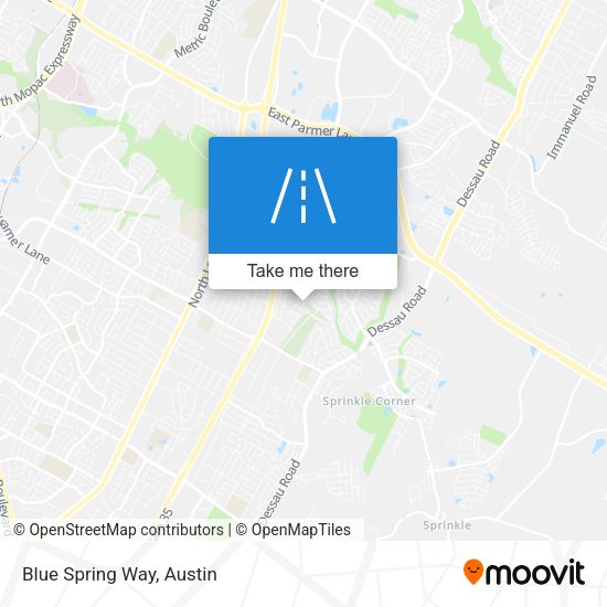 Mapa de Blue Spring Way
