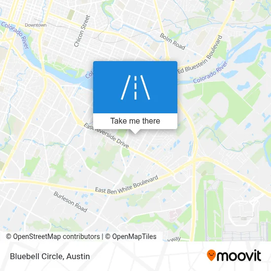 Bluebell Circle map