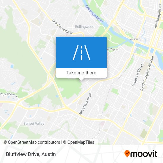 Mapa de Bluffview Drive