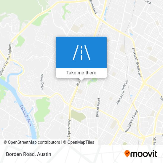 Mapa de Borden Road