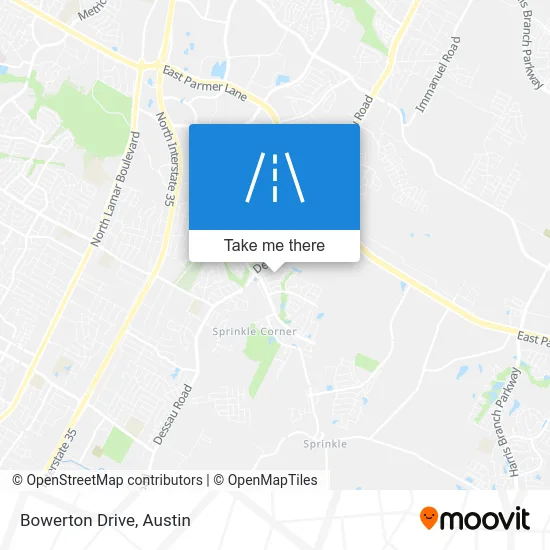 Bowerton Drive map