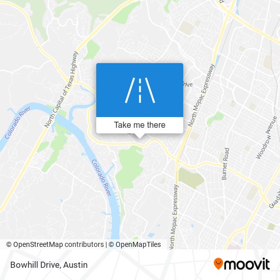 Mapa de Bowhill Drive