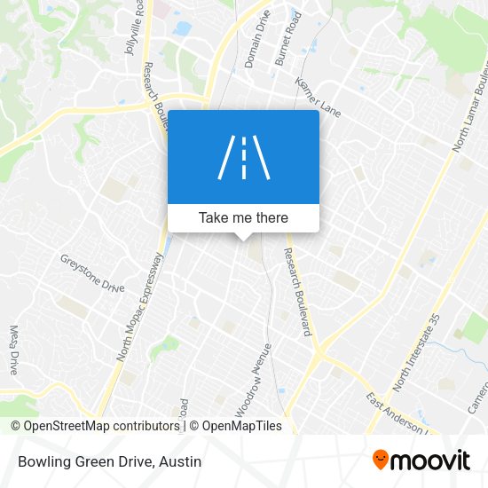 Mapa de Bowling Green Drive