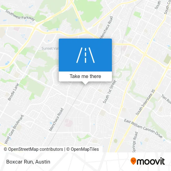 Boxcar Run map