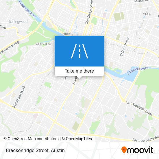 Mapa de Brackenridge Street