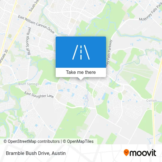 Bramble Bush Drive map