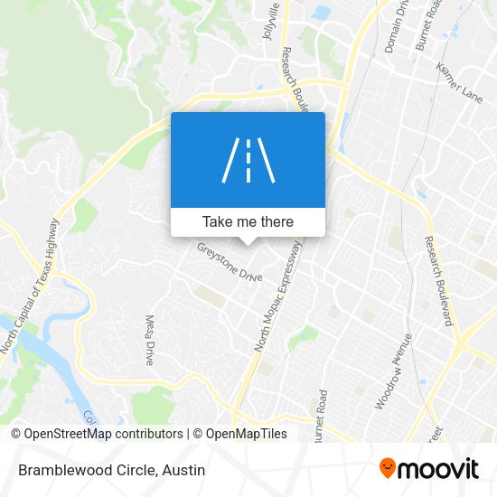 Mapa de Bramblewood Circle