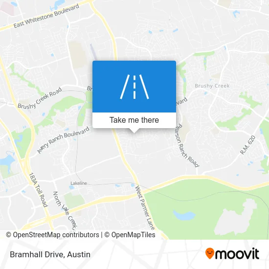 Bramhall Drive map
