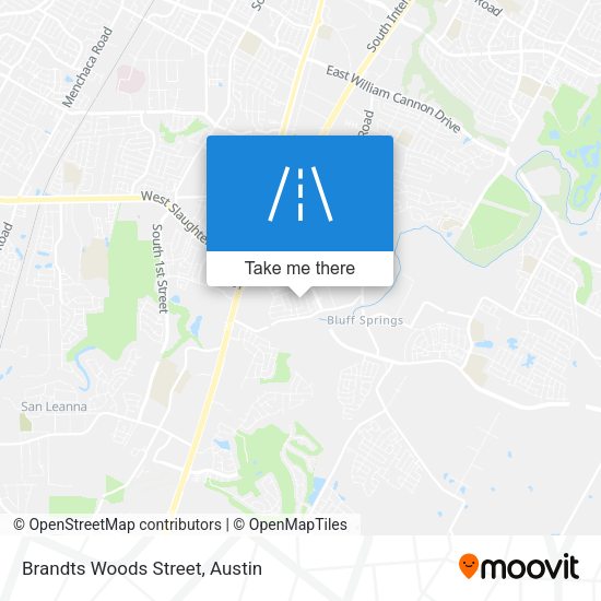 Mapa de Brandts Woods Street