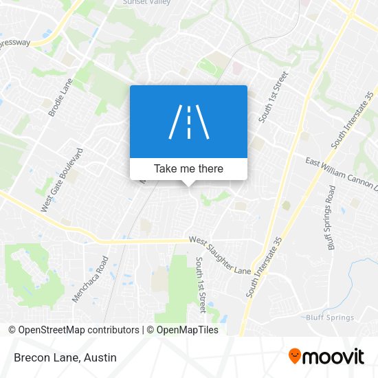 Mapa de Brecon Lane