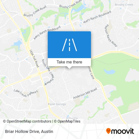 Mapa de Briar Hollow Drive