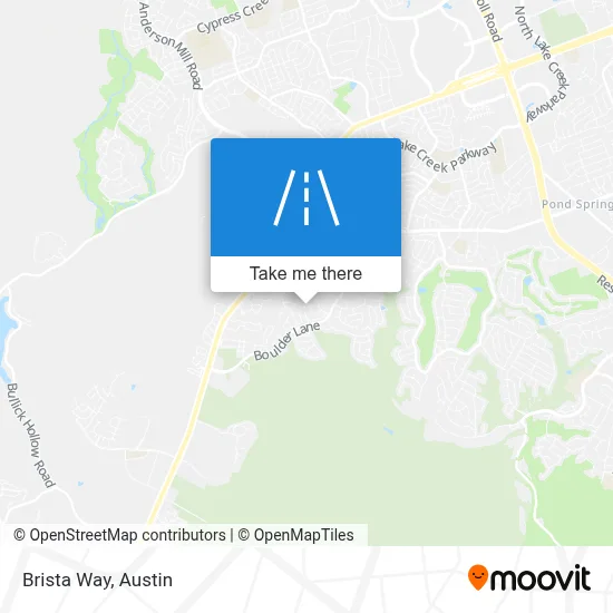 Brista Way map
