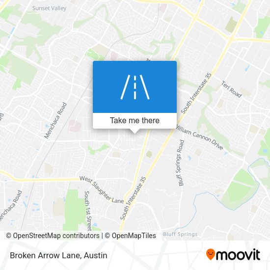 Mapa de Broken Arrow Lane