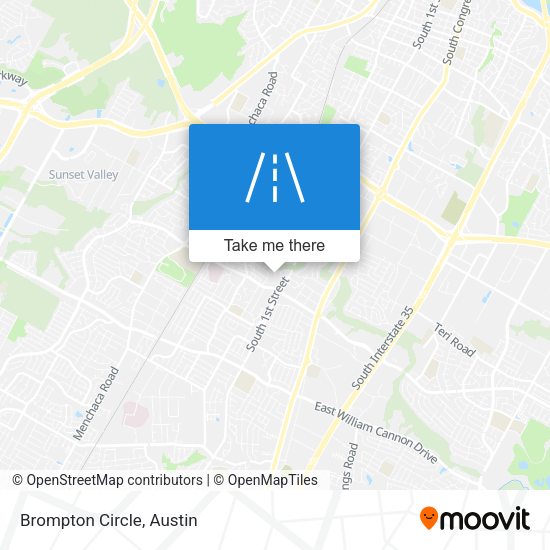 Mapa de Brompton Circle