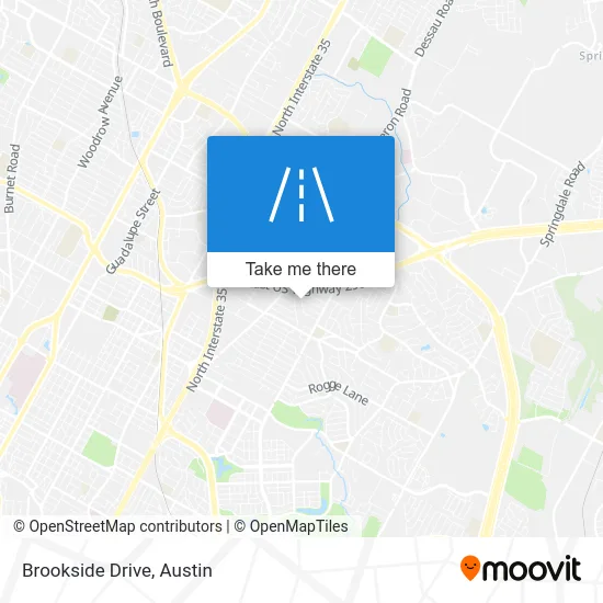 Brookside Drive map