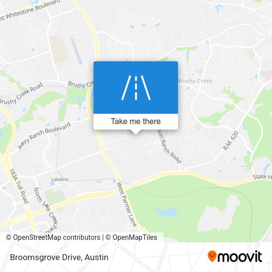 Mapa de Broomsgrove Drive