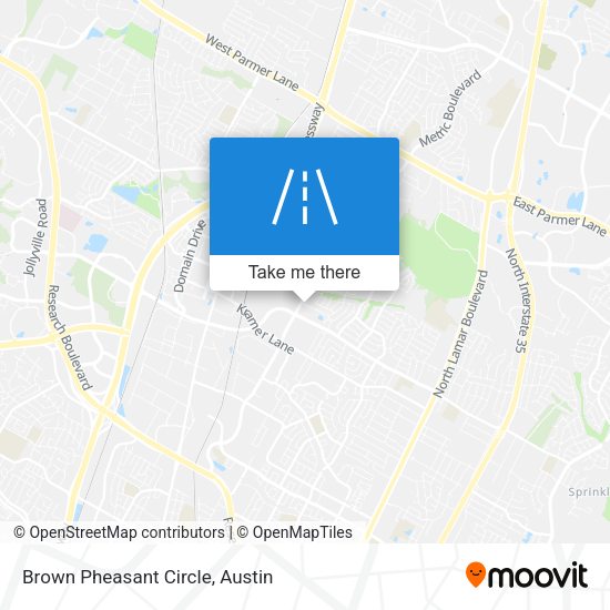 Mapa de Brown Pheasant Circle
