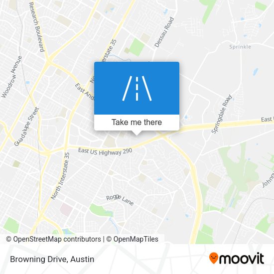 Browning Drive map