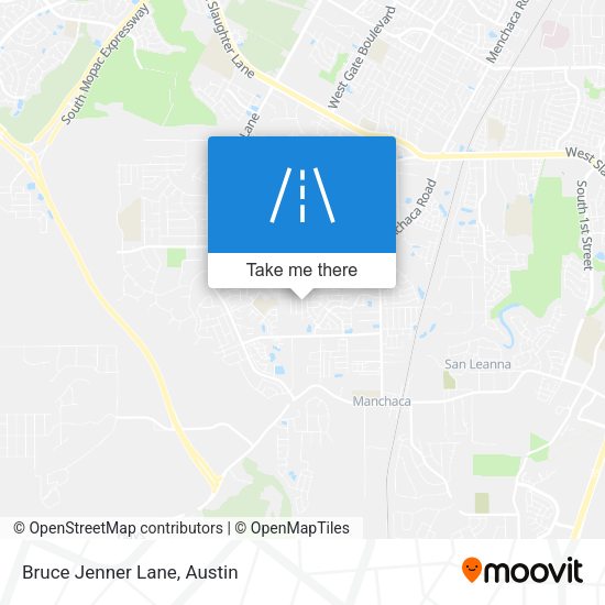 Mapa de Bruce Jenner Lane