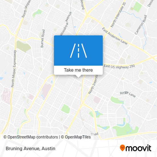 Mapa de Bruning Avenue