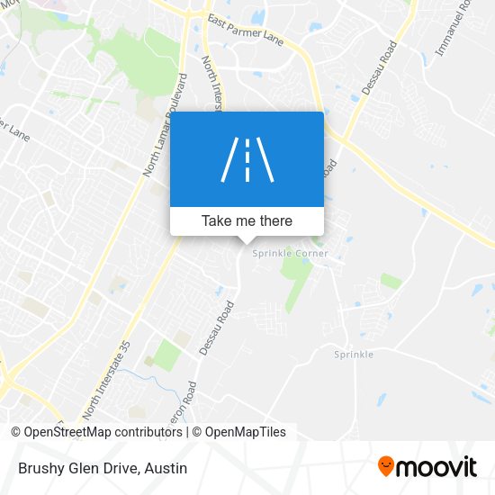 Mapa de Brushy Glen Drive