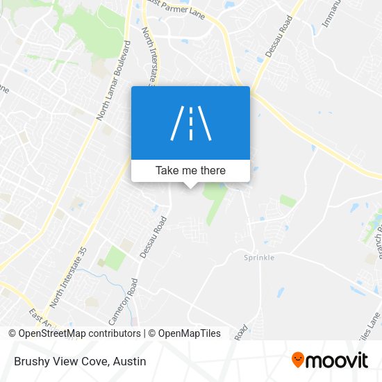 Mapa de Brushy View Cove
